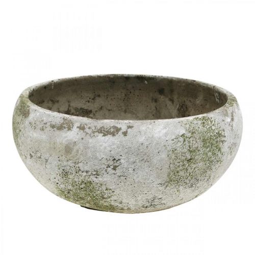 Flower bowl antique patina vintage look concrete Ø26.5cm H12cm