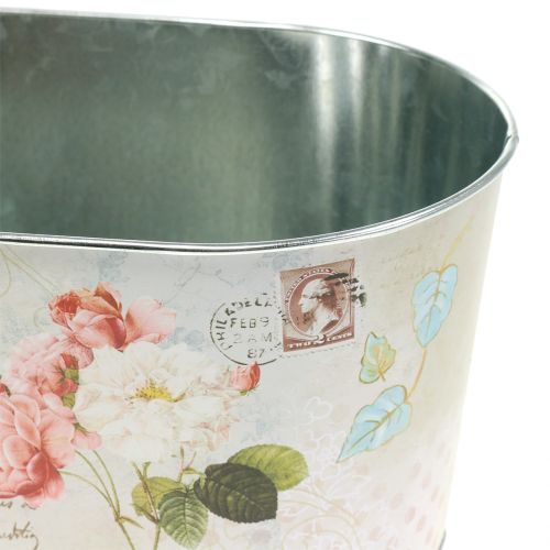 Floristik24 Plant bowl roses oval 22.5cm x 13.5cm H11cm