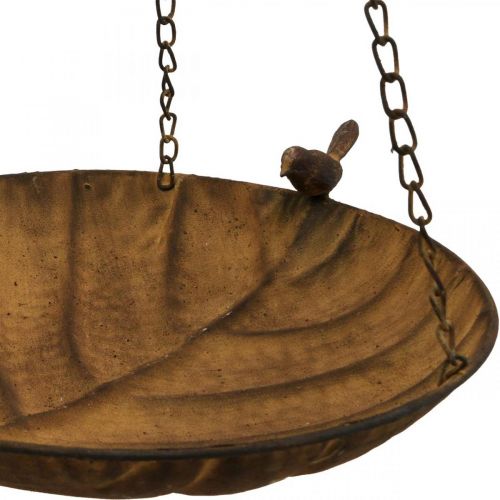 Product Decorative bowl for hanging garden decoration rust look Ø31cm L62cm