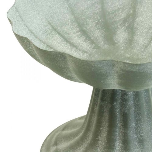 Floristik24 Decorative bowl with foot metal bowl vintage H12cm Ø17cm