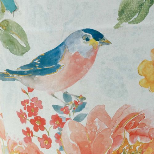 Product Plant bucket oval vintage metal spring decoration planter 27.5cm