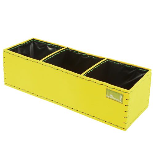Floristik24 Plant box yellow 40cm x 14cm x 11cm, 1pc