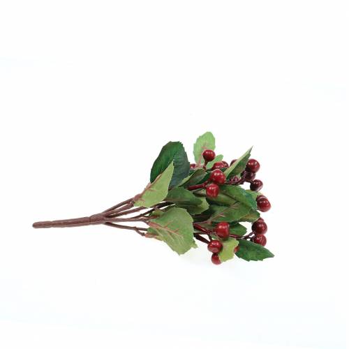 Floristik24 Mock berry bush artificially red with 7 branches