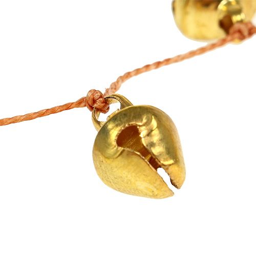Floristik24 Bell chain gold Ø1cm L130cm