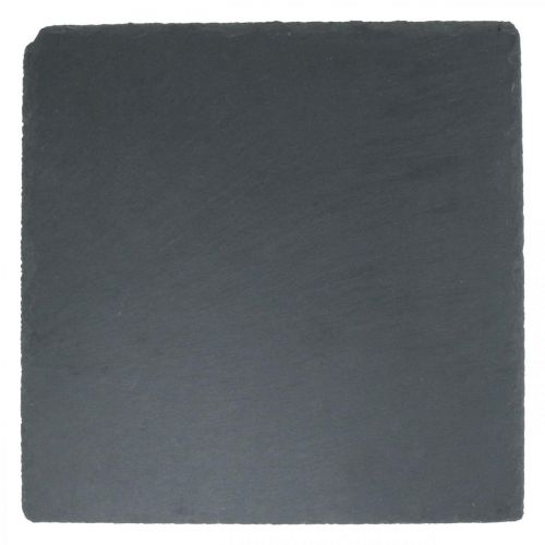 Product Slate plate square, decorative tray natural stone 25×25cm 2pcs