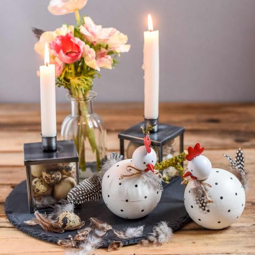 Floristik24 Round slate, natural product, decorative tray Ø30cm