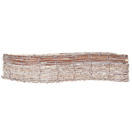 Oblong willow planter with foil, decorative bowl, 45cm, 1 set | Floristik24.ie