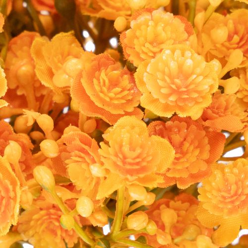 Artificial baby's breath orange branch for flower arrangements 30cm 10pcs | Floristik24.ie