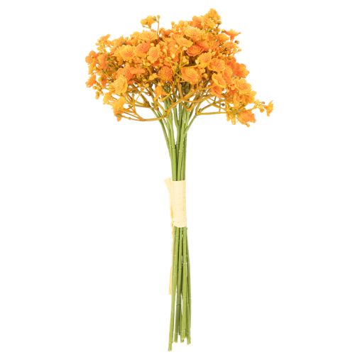 Artificial baby's breath orange branch for flower arrangements 30cm 10pcs | Floristik24.ie