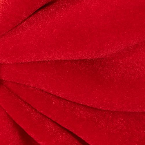 Decorative bow in red, large velvet bow for window or door, 50cm | Floristik24.ie