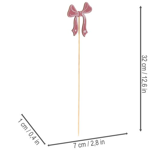 Decorative Bow Flower Picks 32cm 12pcs | Floristik24.ie