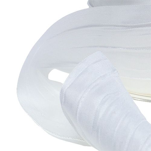 Product Ribbon White &quot;Crash&quot; 50mm 20m