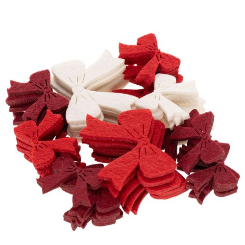 Decorative Bow Mix Scatter Decoration Christmas and Crafts 5cm 48pcs | Floristik24.ie