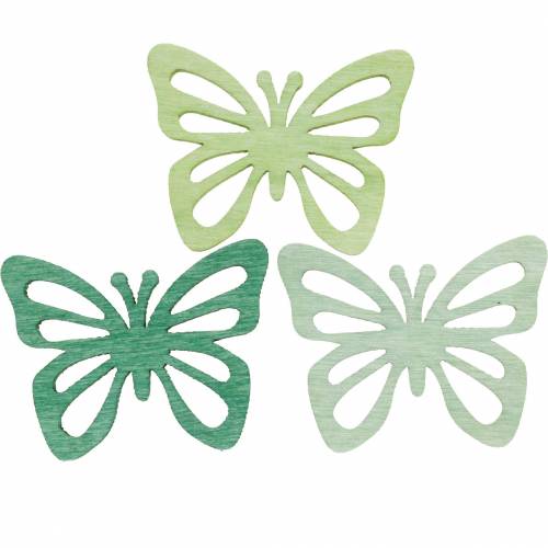 Floristik24 Sprinkle decoration butterflies, spring, wooden butterflies, table decoration to sprinkle 72pcs