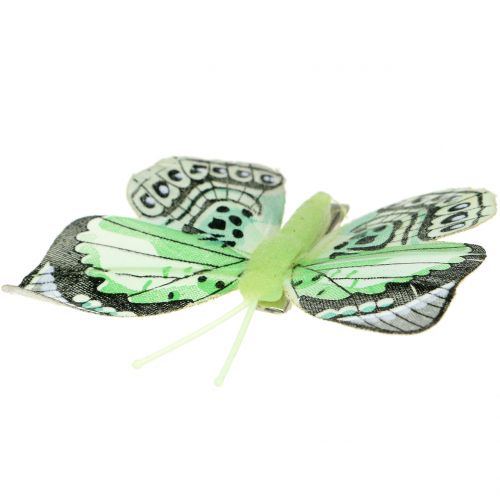 Floristik24 Deco butterfly on clip sorted 5cm - 8cm 10pcs