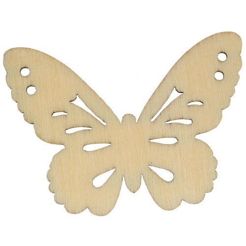 Floristik24 Butterfly wood in a glass 60p