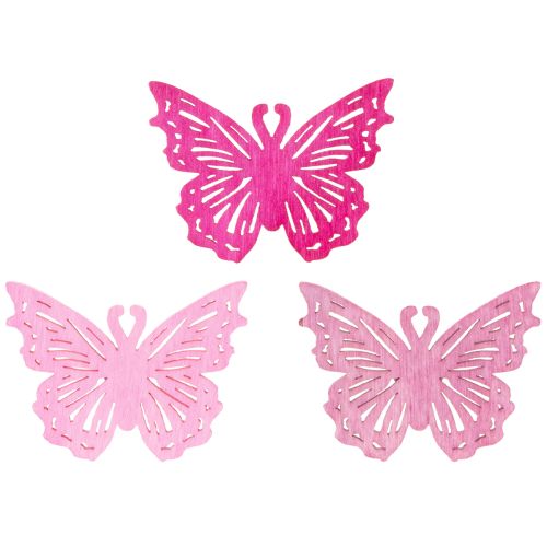 Decorative butterfly scatter elements for spring-like table and bowl arrangements, 4cm, 72 pieces