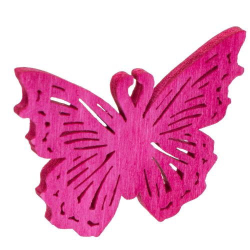 Product Decorative butterfly scatter elements for spring-like table and bowl arrangements, 4cm, 72 pieces