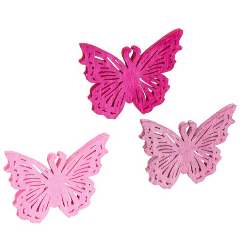 Product Decorative butterfly scatter elements for spring-like table and bowl arrangements, 4cm, 72 pieces