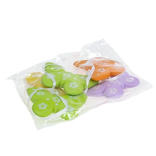Floristik24 Butterflies to hang colorful 6.5cm 5pcs