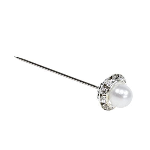 Floristik24 Jewelry needles with pearl Ø14mm L5.5cm 24pcs