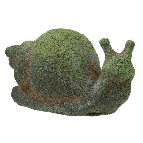 Floristik24 Garden figurine snail mossy 31cm x 17cm H17cm
