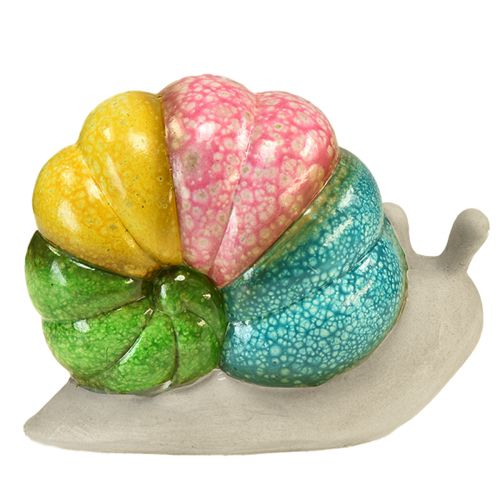 Product Decorative snail decorative figure ceramic color 19cmx8.5cmx14.5cm