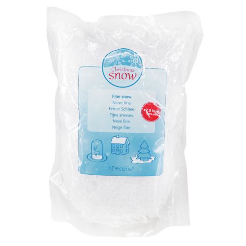 Product Snow Decoration Scatter Decoration Winter Snowflakes White 2.5l