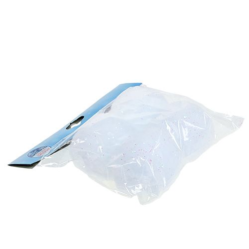 Floristik24 Snowball with mica 8cm 4pcs