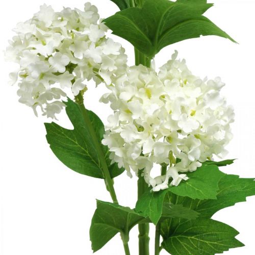 Product Snowball Branch Artificial Plant Silk Flower White Ø6.5cm L78cm