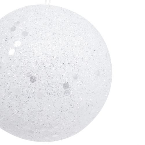 Product Decorative snowball to hang Ø6cm 12pcs