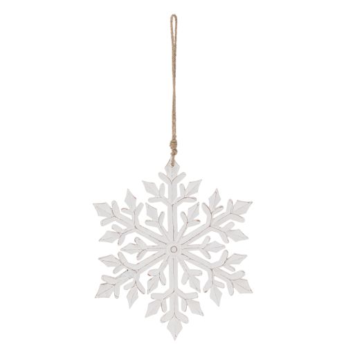 Large decorative snowflake, hanging decoration, 30cm | Floristik24.ie