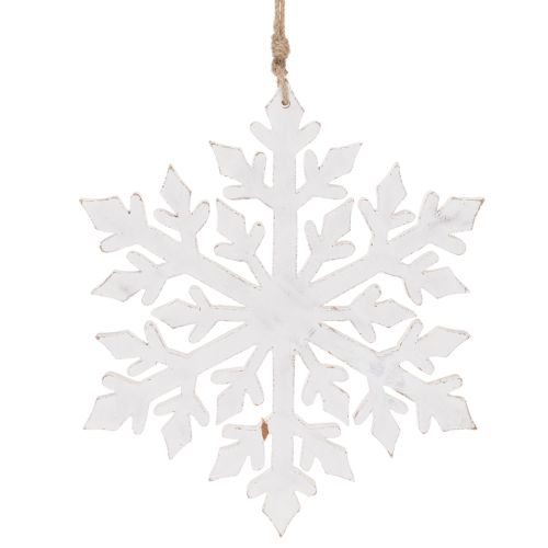Large decorative snowflake, hanging decoration, 30cm | Floristik24.ie