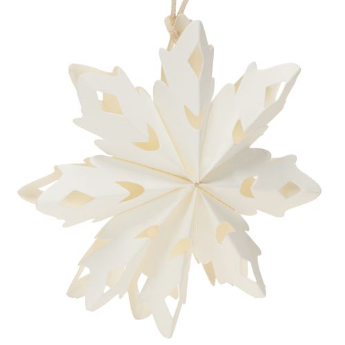 Product Delicate paper snowflake hanging decorations for winter decoration