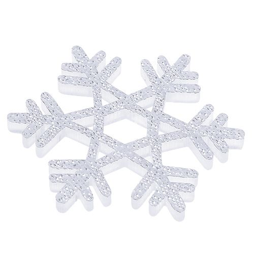 Product Snowflakes Ø3.5cm with mica 12pcs