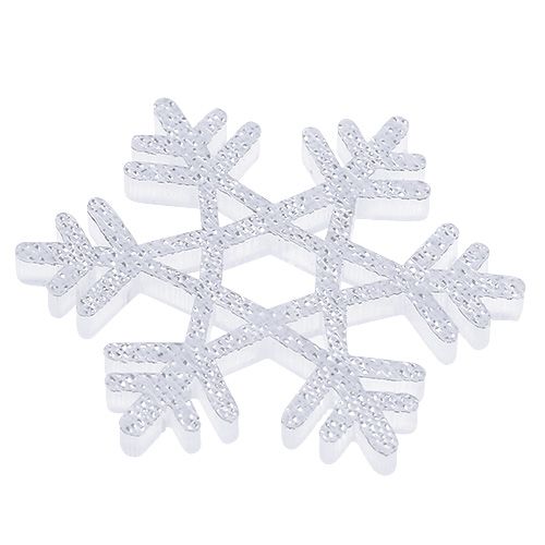 Floristik24 Snowflakes Ø3.5cm with mica 12pcs