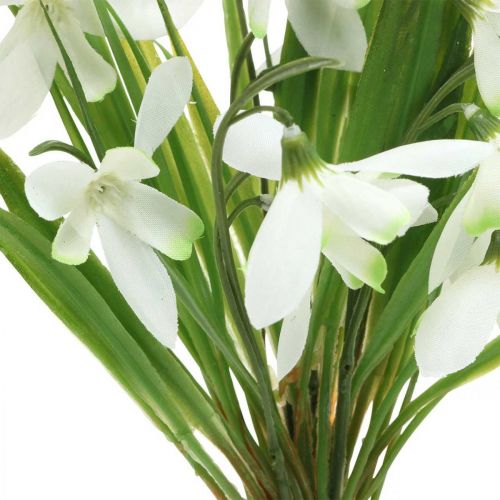 Floristik24 Artificial snowdrop decoration early bloomers 27cm bundle of 6pcs