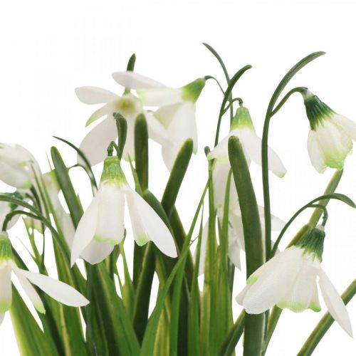 Floristik24 Artificial snowdrop, artificial snowdrop flower 25cm
