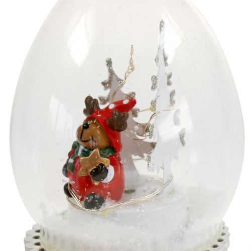 Product Christmas tree hanger snow globe 8cm 2pcs