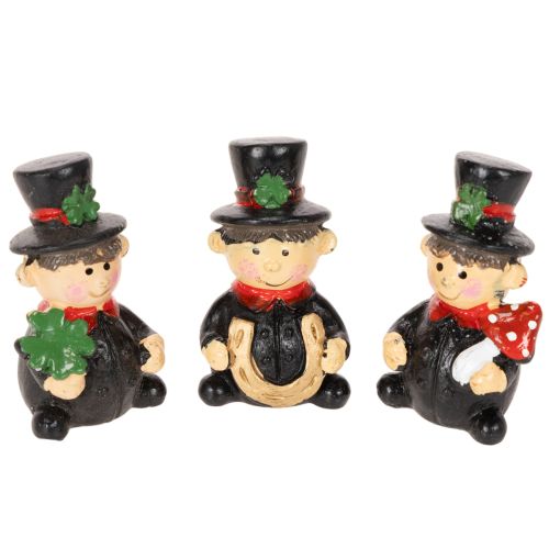 Lucky charm chimney sweep figurine for sticking, 5cm, 6 pieces buy online | Floristik24.ie
