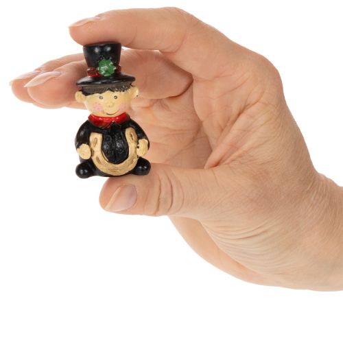 Lucky charm chimney sweep figurine for sticking, 5cm, 6 pieces | Floristik24.ie