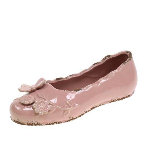 Planter ladies shoe ceramic pink 24cm