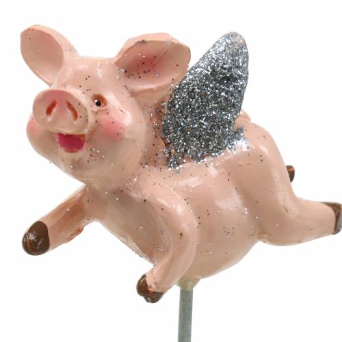 Floristik24 Decorative plug pig lucky charm 6pcs