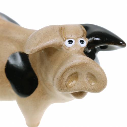 Floristik24 Pig spotted ceramic 11cm set of 2