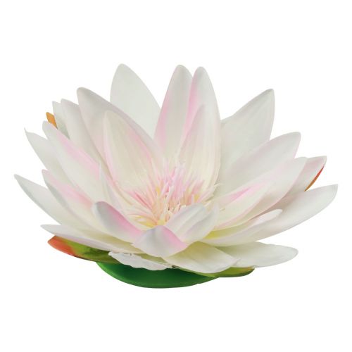 Floating water lily artificial table decoration white, pink Ø15cm