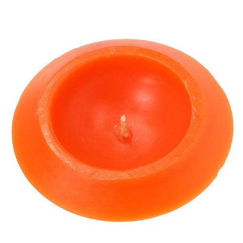 Product Floating candle in orange Ø13cm