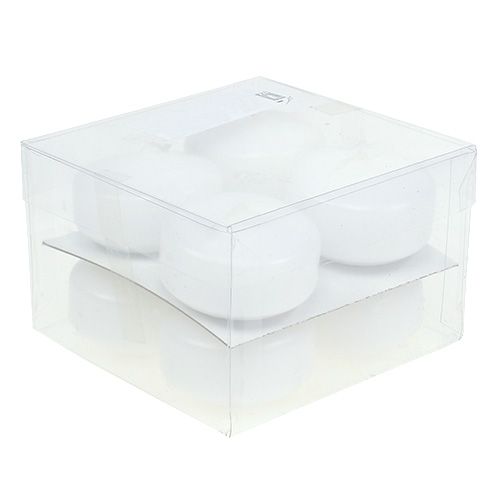 Floristik24 Floating Candles White 4.5cm 8 pcs