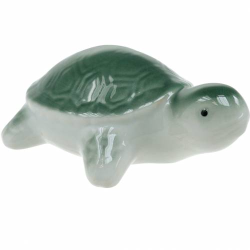 Floristik24 Floating Ceramic Turtle Green 11.5cm 1 pc