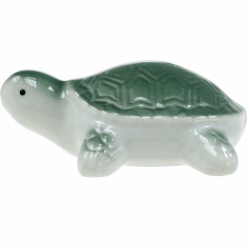 Floristik24 Floating Ceramic Turtle Green 11.5cm 1 pc