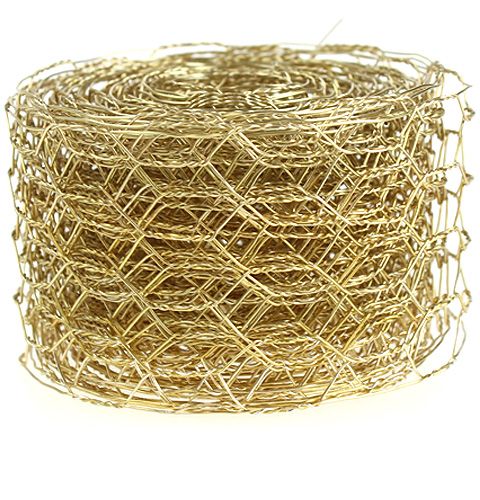 Floristik24 Hexagon braid 50mm 5m gold